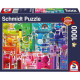 Puzzle - SCHMIDT SPIELE - Les couleurs de l'arc-en-ciel - 1000 pieces