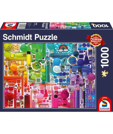 Puzzle - SCHMIDT SPIELE - Les couleurs de l'arc-en-ciel - 1000 pieces