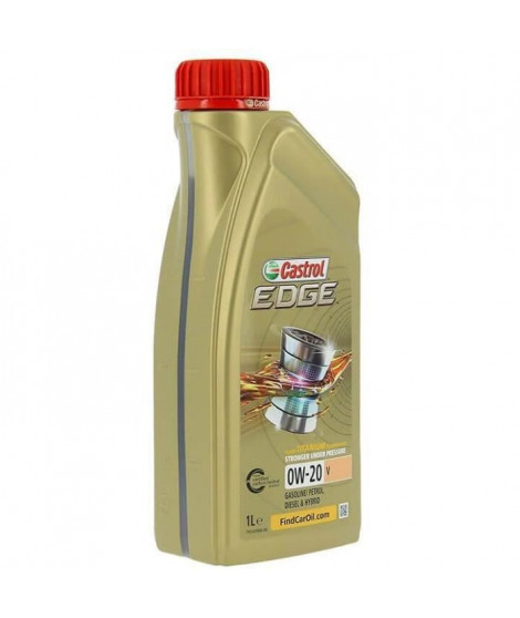 Huile-Additif Edge V - CASTROL - Synthetique / 0W20 / 1L