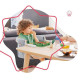 Badabulle Siege de table pour bébé avec Systeme d'attache 4 bras, Pliage Ultra Compact, De 6 a 36 mois