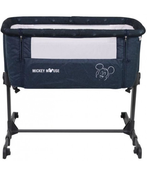 Lit bébé cododo - DODI NANIA - Lit d'appoint 2 en 1 - Ultra confort matelas  4cm d'épaisseur - Mickey