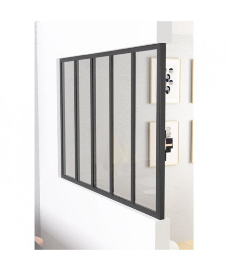 OPTIMUM Poteau de terminaison pour verriere Gris - 108 cm