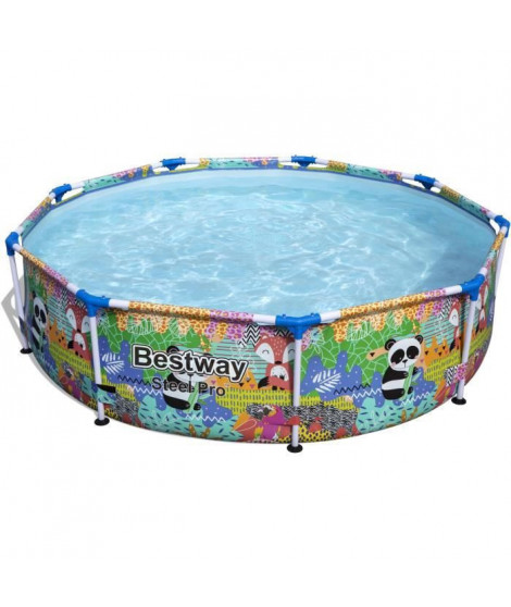 Piscine hors sol tubulaire BESTWAY - Steel Pro - 274 x 66 cm - Ronde