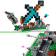 LEGO Minecraft 21244 L'Avant-Poste de l'Épée, Jouet, et Figurines Creeper, Squelette, pour Enfants