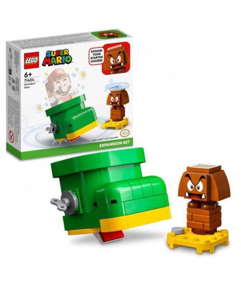 LEGO Super Mario 71404 Ensemble d'extension La Chaussure du Goomba, Jouet Construction