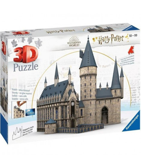HARRY POTTER Puzzle 3D Château de Poudlard - Ravensburger - Monument 540 pieces - sans colle - Des 10 ans