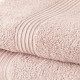 TODAY Lot de 1 Drap de Bain 100% coton 70x30 cm + 1 Serviette de Bain 50x100 cm - Rose des sables
