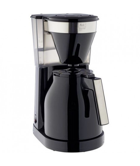 MELITTA Easy Top Therm II 1023-08 - Cafetiere filtre 1L - 1050 W - Noir