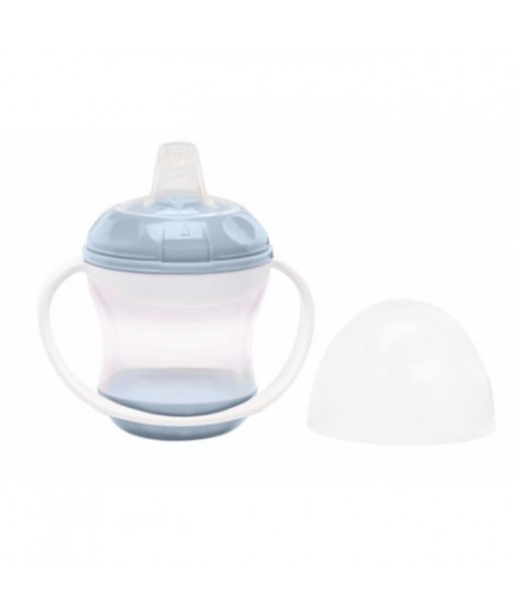 THERMOBABY Tasse anti-fuites + couv - Fleur bleue