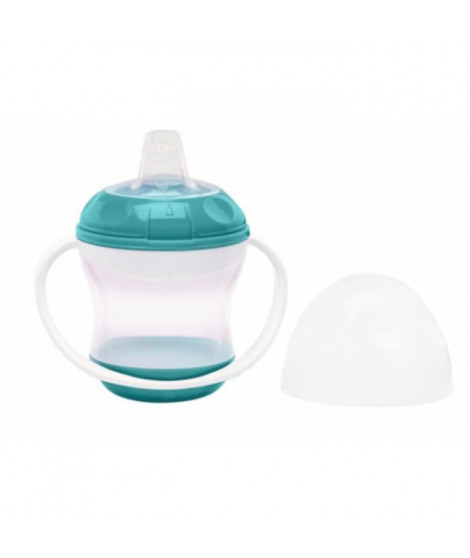 THERMOBABY Tasse anti-fuites + couv - Vert emeraude