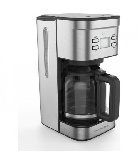 CONTINENTAL EDISON CECF12TIX Cafetiere filtre programmable - Inox