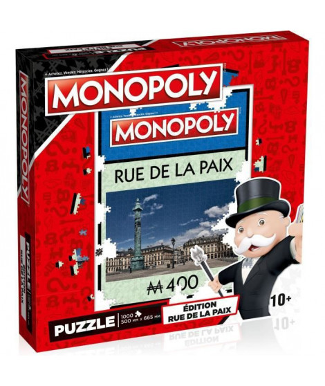 WINNING MOVES Puzzle Monopoly Rue de la Paix 1000 pieces