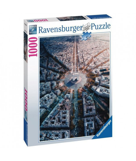 Puzzle 1000 pieces - Paris vue d'en haut - Ravensburger - Puzzle adultes - Des 14 ans