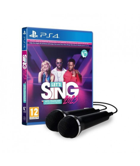 Let's Sing 2023 + 2 Micros Jeu PS4