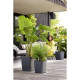 ELHO - Pot de fleurs  -  Greensense Aqua Care Carré 38 - Gris Charbon - Intérieur/extérieur - Ø 38 x H 38.9 cm