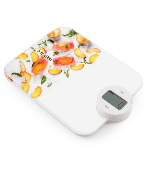 Balance de cuisine TERRAILLON - Dynamo Peach + Kit pailles inox