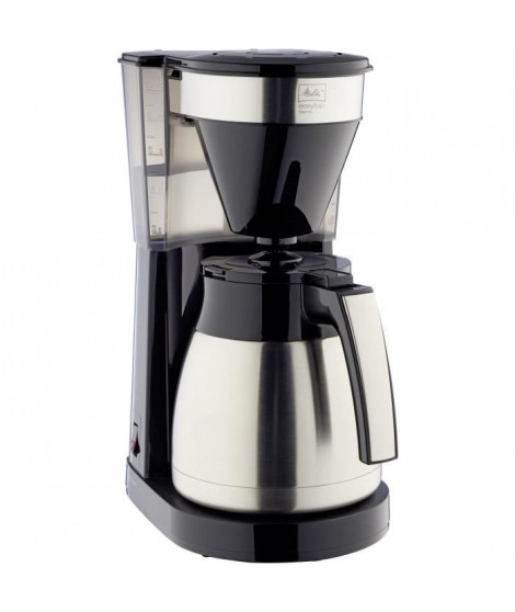 MELITTA Easy Top Therm Inox II 1023-10 - Cafetiere filtre 1L - 1050 W - Noir