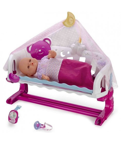 NENUCO - Poupon Interactif Dort avec moi et son Baby Monitor - 35cm