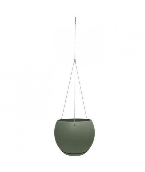 PoeTIC - Suspension Lune 25 kaki - Ø24 X H18 cm 6,5L avec câble ajustable