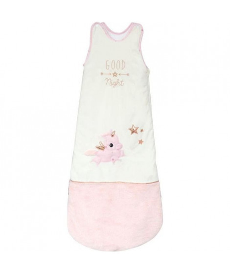 DOMIVA Gigoteuse Jolly - Coton/Polyester - 6-36 mois - Blanc/Rose - 90 cm