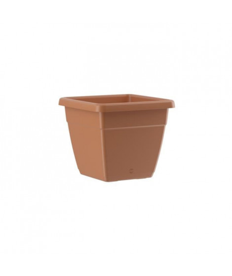 PoeTIC - Bac My City Garden carré 40 terre cuite - 39,6 x 39,6 x 34,2 cm - 30L