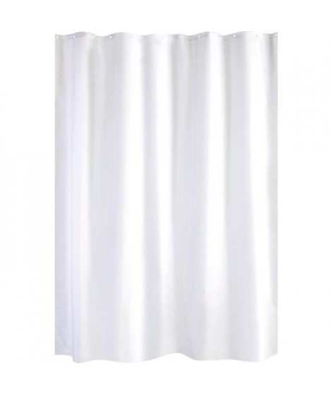 GELCO Rideau de douche Trendy 180 x 200 cm blanc