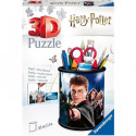 HARRY POTTER Puzzle 3D Pot a crayons - Ravensburger - Puzzle 3D enfant - sans colle - Pot a crayons 54 pieces - Des 6 ans