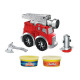 PLAY-DOH - Wheels - Mon premier camion de pompier avec 2 Pots de pâte a modeler atoxique - pour enfants - des 3 ans