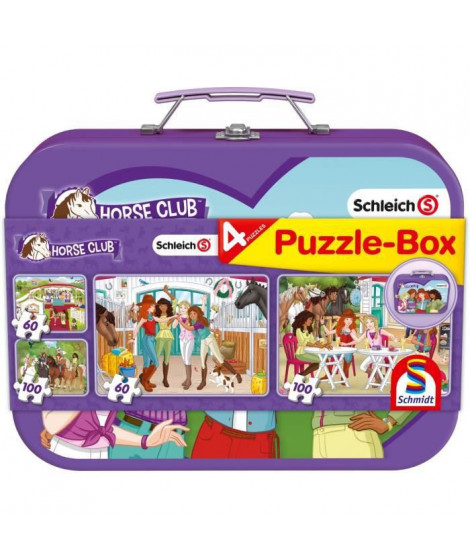 Coffret de puzzles - SCHMIDT SPIELE - Horse Club - 2x60, 2x100 pieces