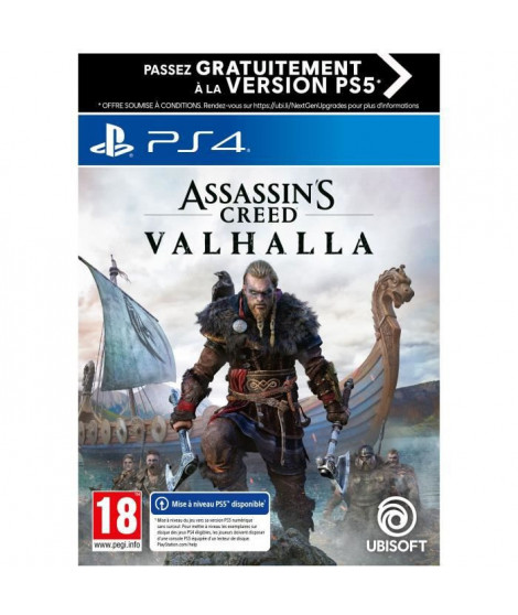 Assassin's Creed Valhalla Edition Standard Jeu PS4 (Upgrade gratuit vers PS5)