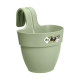 ELHO - Pot de fleurs -  Vibia Campana Easy Hanger Small - Vert Pistache - Balcon extérieur - L 24.1 x W 20.5 x H 26.5 cm