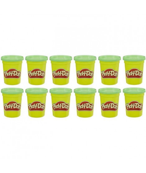 PLAY-DOH - 12 Pots Vert - Pâte a modeler