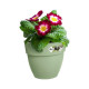 ELHO - Pot de fleurs -  Vibia Campana Easy Hanger Small - Vert Pistache - Balcon extérieur - L 24.1 x W 20.5 x H 26.5 cm