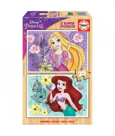 EDUCA - Puzzle - 2x25 Disney Princess