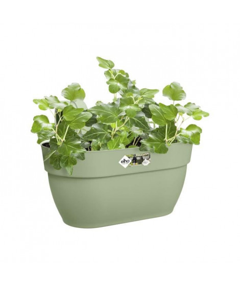 ELHO - Pot de fleurs -  Vibia Campana Easy Hanger Medium - Vert Pistache - Balcon extérieur - L 24.1 x W 36 x H 26.5 cm