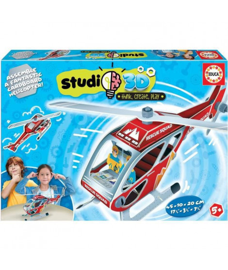 EDUCA - Puzzle - Studio 3D Hélicoptere