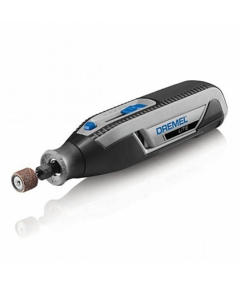 Outil multifonctions sans-fil - Dremel Lite 7760 (livré avec 15 accessoires et 1 chargeur USB, batterie 3,6V intégrée)