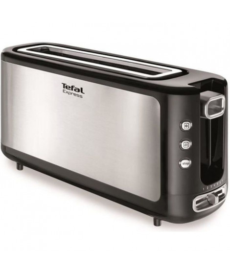 Grille-pain - TEFAL Express Inox/Noir TL365ETR