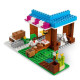 LEGO 21184 Minecraft La Boulangerie, Jouet de Village, Figurines de Creeper, Épée et Animal, Cadeau Anniversaire des 8 ans