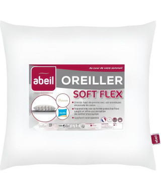 ABEIL Oreiller Aerelle Soft Flex - 60 x 60 cm - Blanc