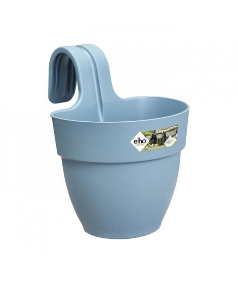 ELHO - Pot de fleurs -  Vibia Campana Easy Hanger Small - Bleu Vintage - Balcon extérieur - L 24.1 x W 20.5 x H 26.5 cm
