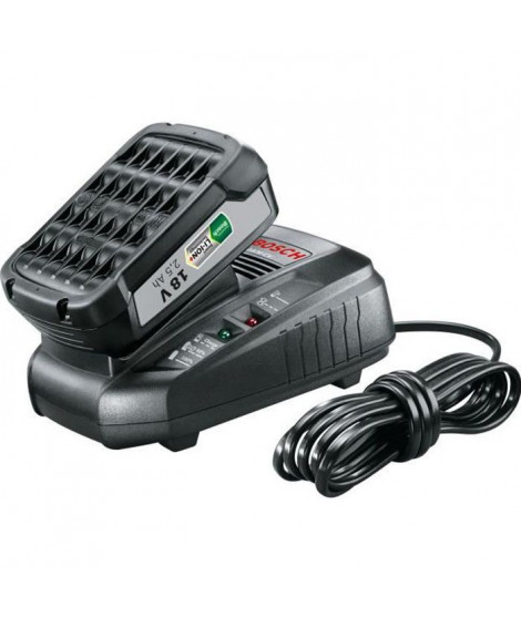 Pack batterie 18V + chargeur Bosch - Batterie Power for All 18V 2,5 Ah et chargeur AL1830CV