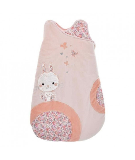 DOMIVA Gigoteuse Lapinou - Coton/Polyester - 0-6 mois - Rose - 70 cm