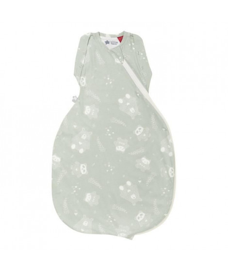 Tommee Tippee - Gigoteuse d'Emmaillotage, Tissu Doux et Riche en Coton - 2.5 TOG - 3-6mois - Woodland Gro Friends