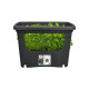 ELHO - Pot de fleurs -  Green Basics Stack & Grow Large - Living Noir - Extérieur - L 35.1 x W 50.9 x H 35.7 cm