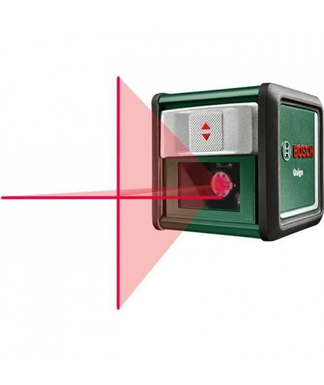 Laser lignes Bosch - Quigo (Livré avec Pince universelle MM2 , Adaptation de fixation rapide et 2 piles AAA)