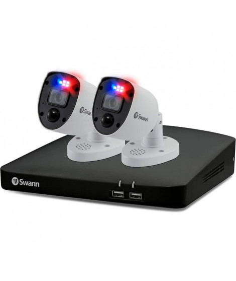 SWANN Systeme de sécurité 2 caméras DVR1080