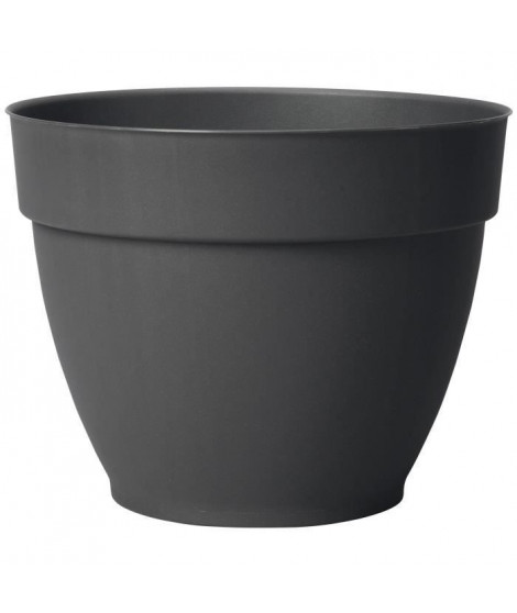 DEROMA Pot de fleurs a reserve d'eau Ninfea R Anthracite - 40 cm