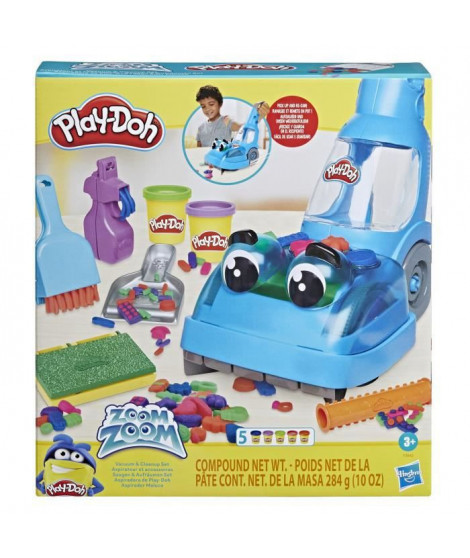 Play-Doh Aspirateur et accessoires avec 5 pots de pâte a modeler - Les classiques