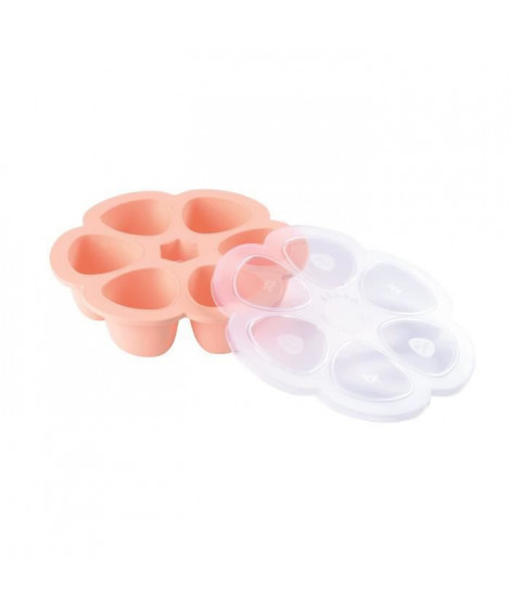 Béaba Portion Multiportions Moule en Silicone Rose 6 x 150ml